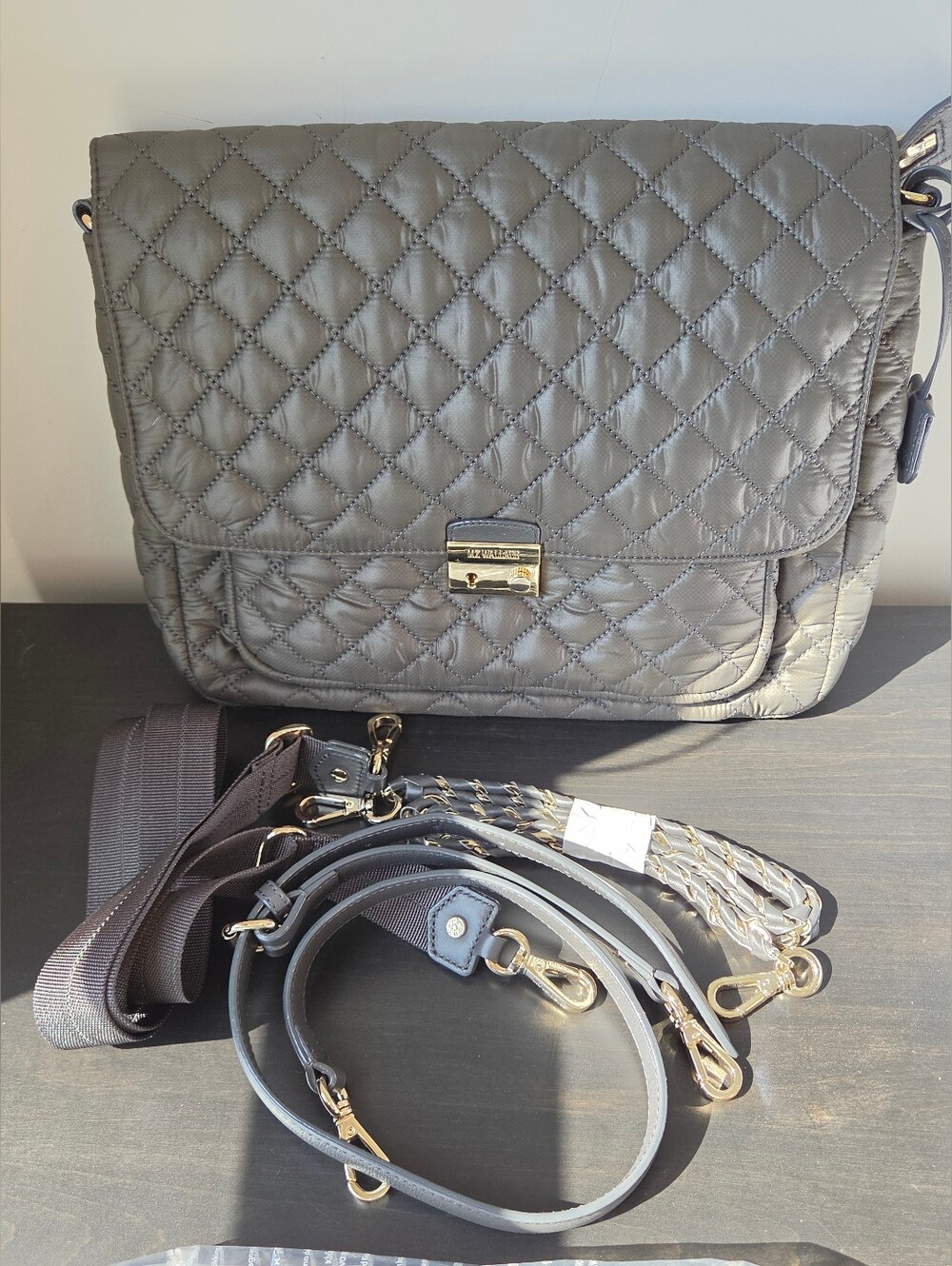 MZ Wallace Large Crosby Lock Crossbody Magnet
